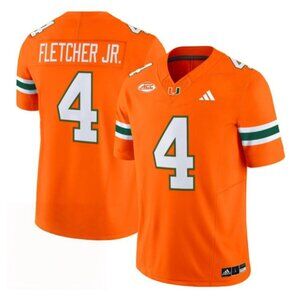 Mens or Youths Kids Select Mark Fletcher Jr Vapor Jersey Stitched Orange